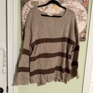 Oversized Striped Sweater